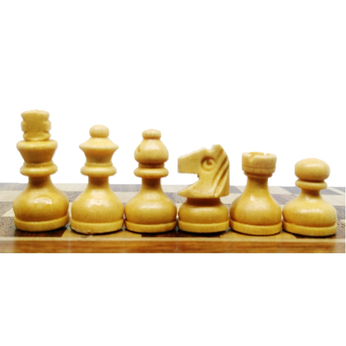Magnetic Travel Chess set with Drawer 5" Golden Rosewood Sheesham wood