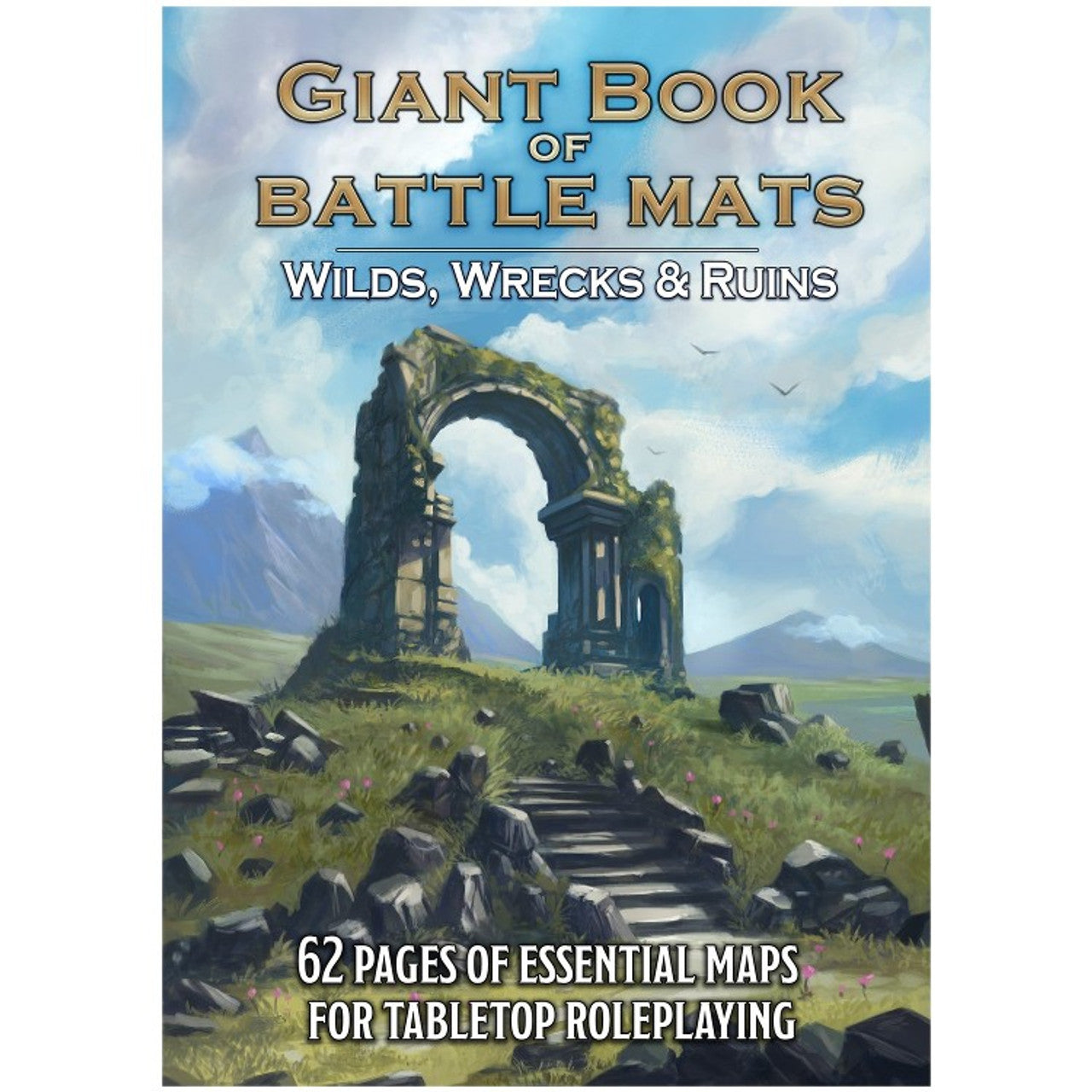 GIANT BOOK OF BATTLE MATS: WILDS WRECKS AND RUINS