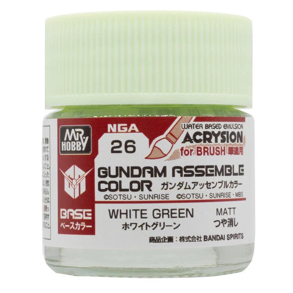 Gundam Assemble: Color Paint: White Green