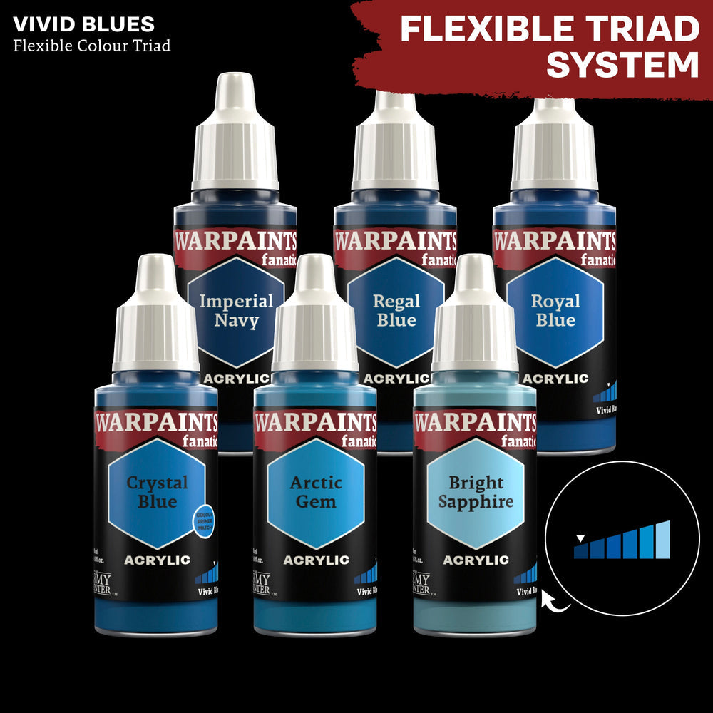 The Army Painter: Warpaints Fanatic: Acrylic: Crystal Blue 18ml