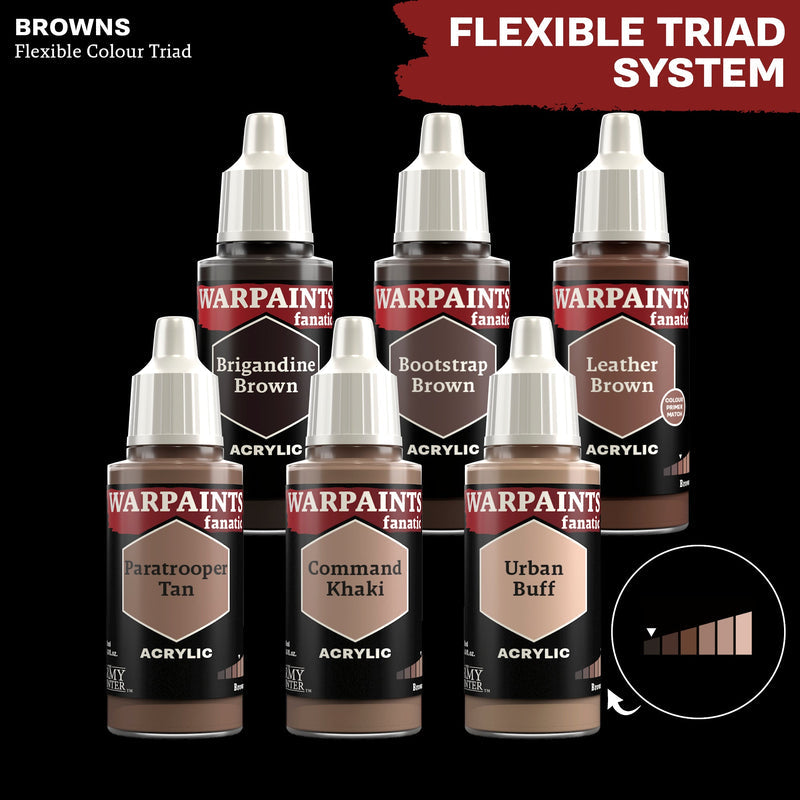 The Army Painter: Warpaints Fanatic: Acrylic: Leather Brown 18ml