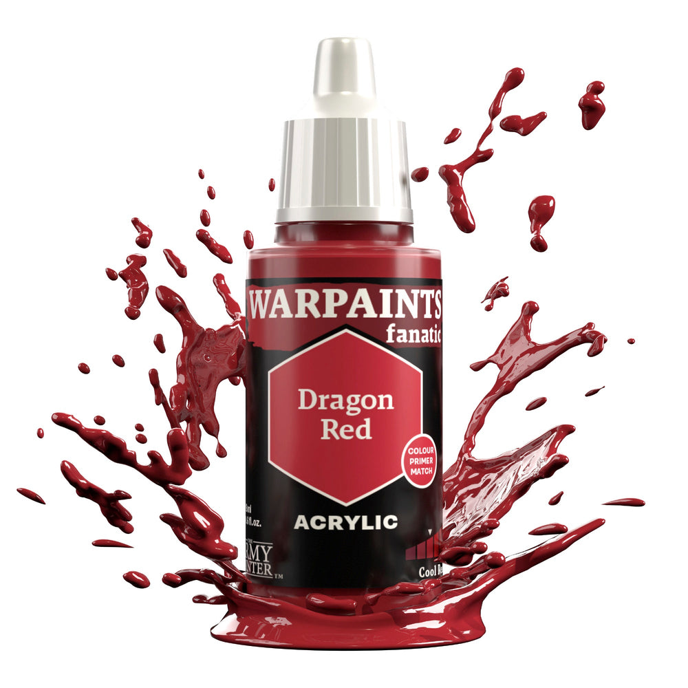 The Army Painter: Warpaints Fanatic: Acrylic: Dragon Red 18ml