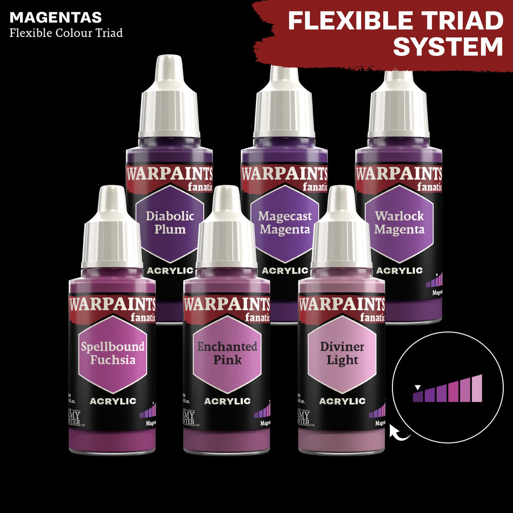 The Army Painter: Warpaints Fanatic: Acrylic: Magecast Magenta 18ml