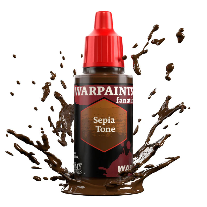 The Army Painter: Warpaints Fanatic: Washes: Sepia Tone (18ml)