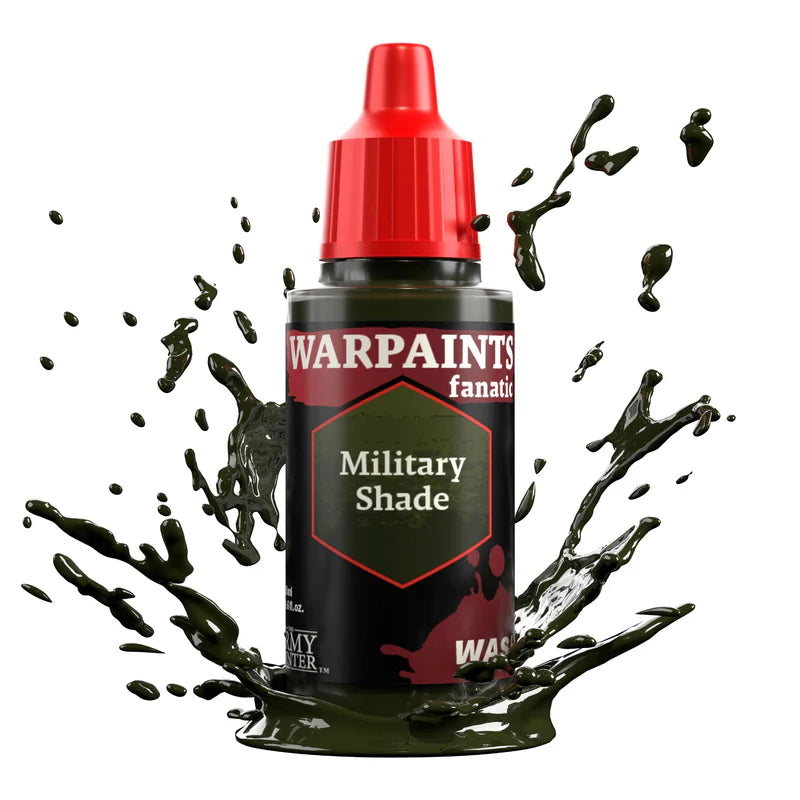The Army Painter: Warpaints Fanatic: Washes: Military Shade (18ml)