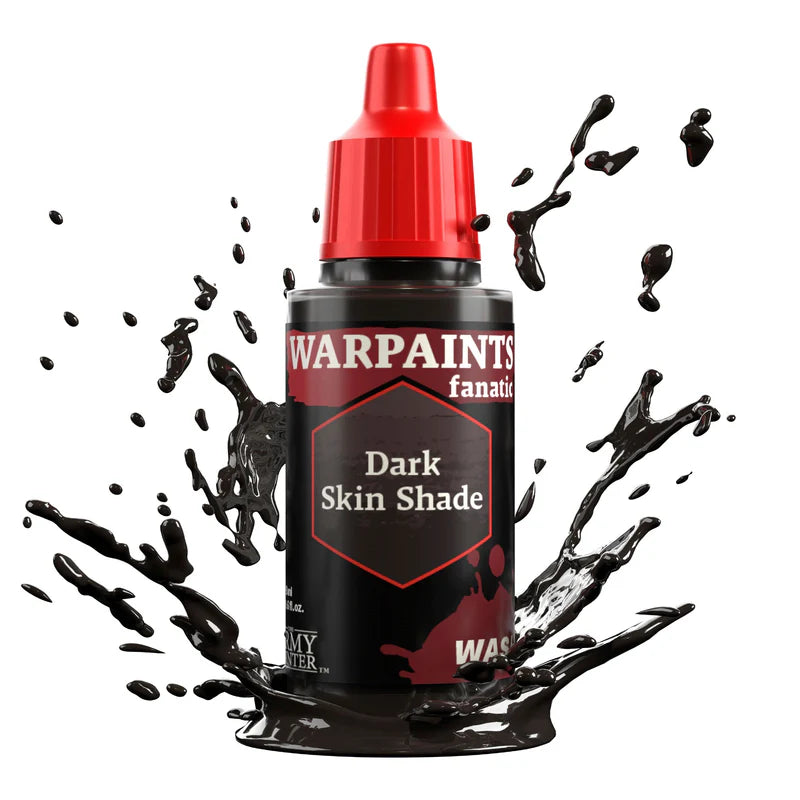 The Army Painter: Warpaints Fanatic: Washes: Dark Skin Shade (18ml)