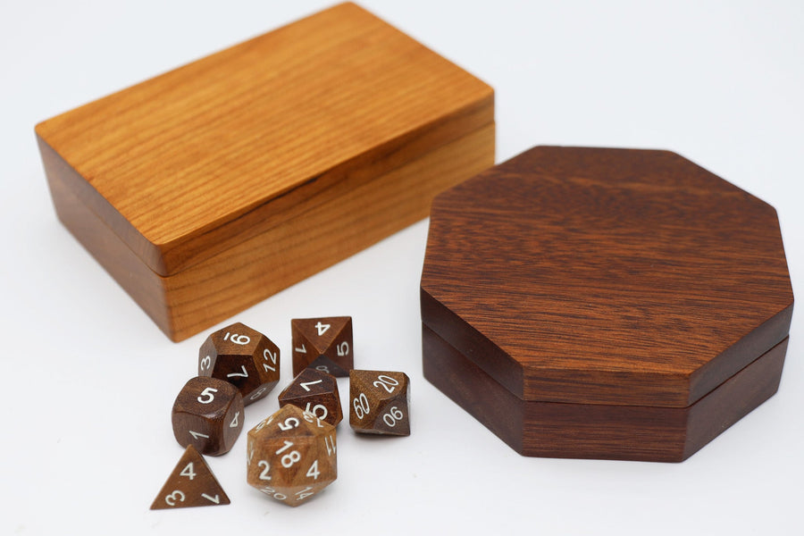 Wooden Dice Box (Random Assortment)