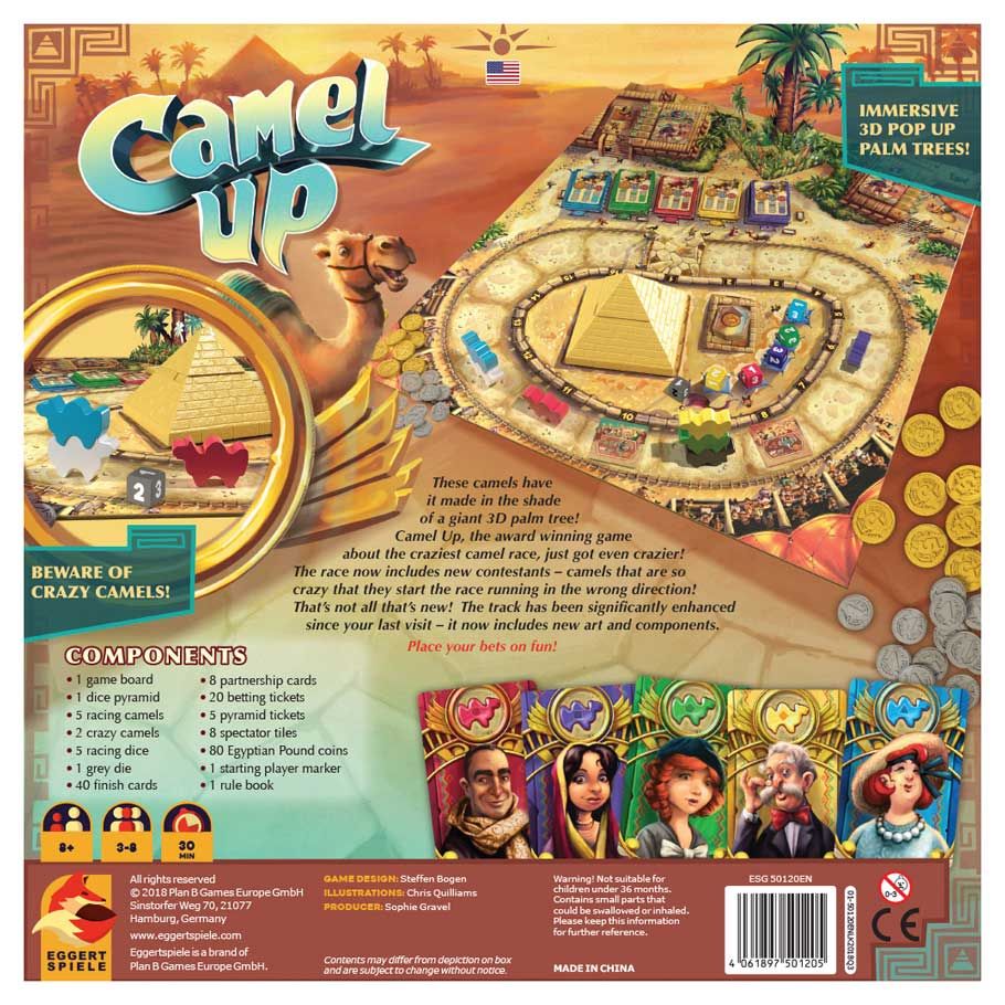 Camel Up 2.0: Board Game