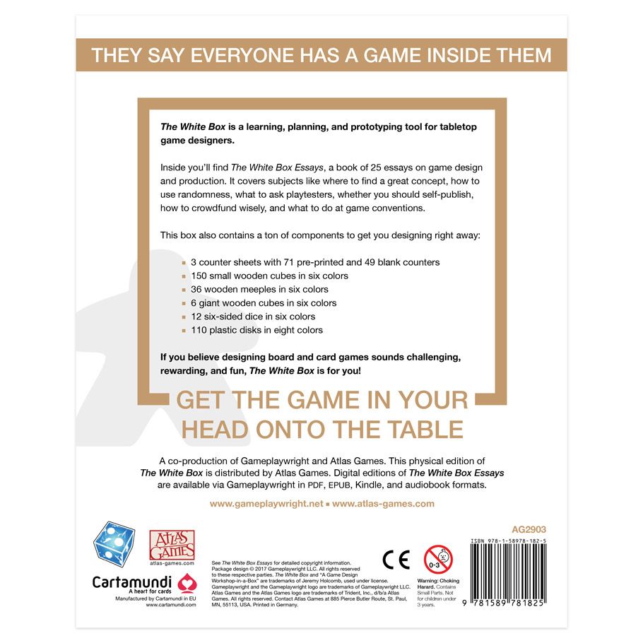 The White Box: A Game Design Kit