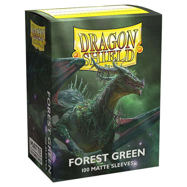 Dragon Shield Sleeves: Matte: Forest Green