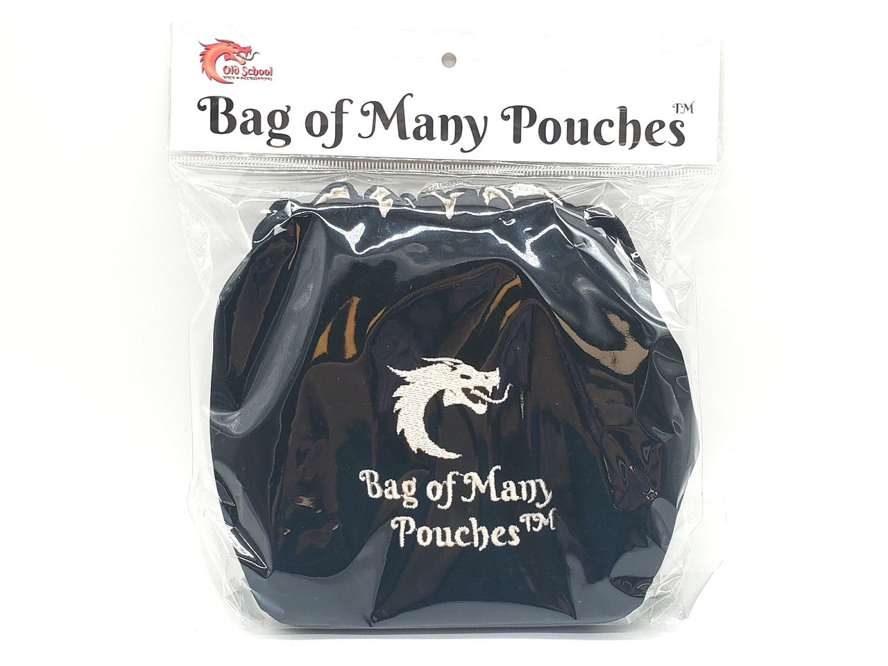 Old School Dice: Bag of Many Pouches Dice Bag - Black