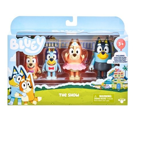 Bluey 4 Pack Figures - Select Figure(s)