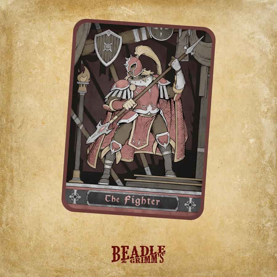 Beadle and Grimm's: Epic Resin Dice Set: Fighter