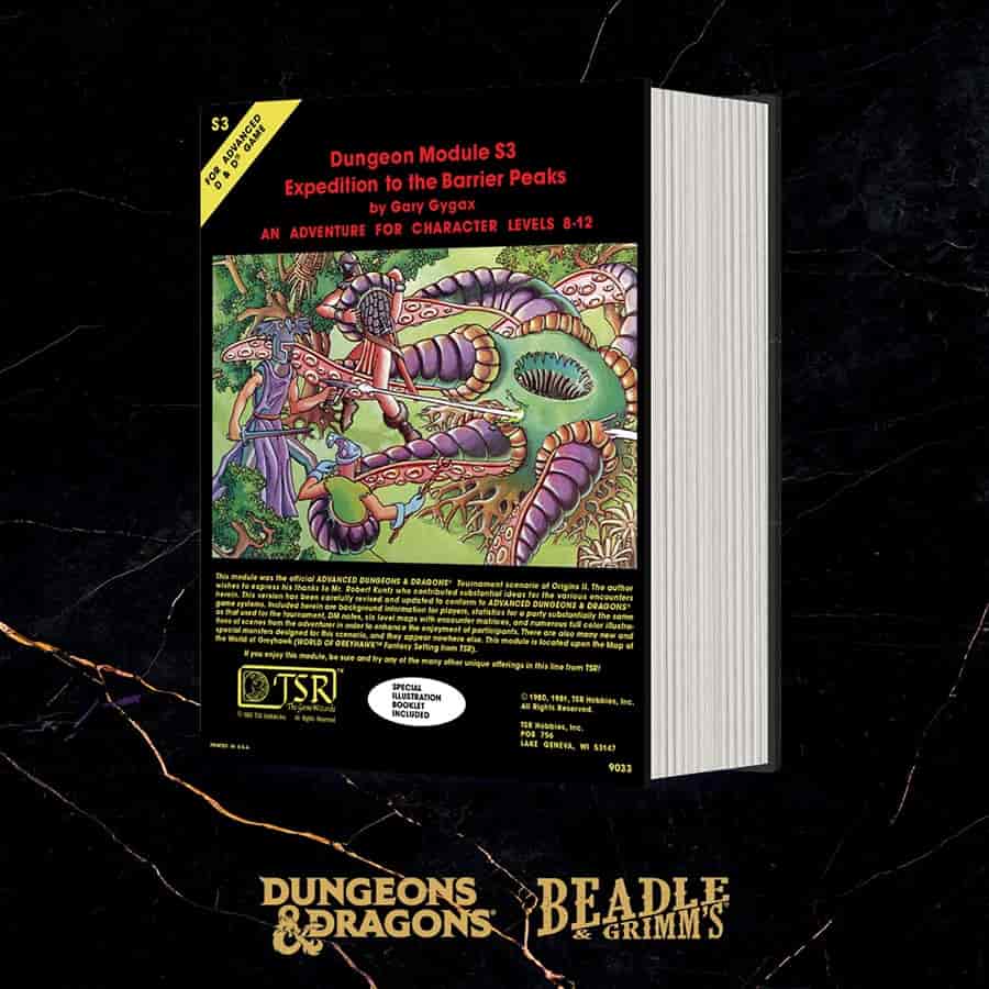 Beadle and Grimm's: Dungeon and Dragons Classic Module Dice Set: Journey to the Barrier Peaks