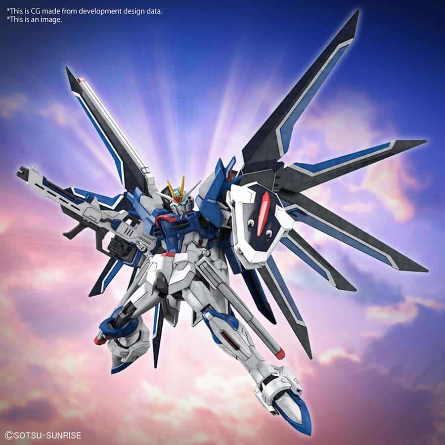 BANDAI HOBBY HGCE: GUNDAM SEED FREEDOM: RISING FREEDOM GUNDAM (1:144) (MODEL 243) (GUNPLA MODEL KIT)