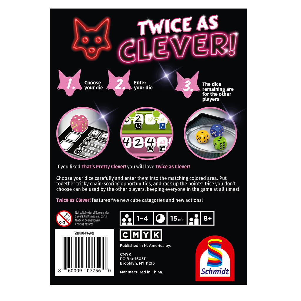Twice As Clever: Dice Game