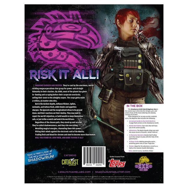 Shadowrun 6th Edition: Beginner World Box