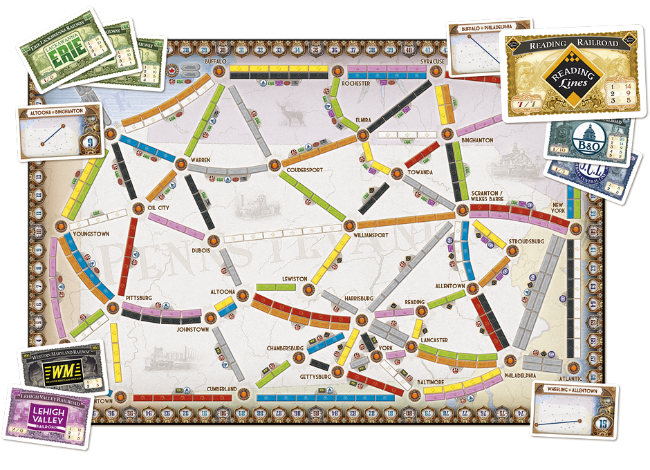 Ticket to Ride: UK/Pennsylvania