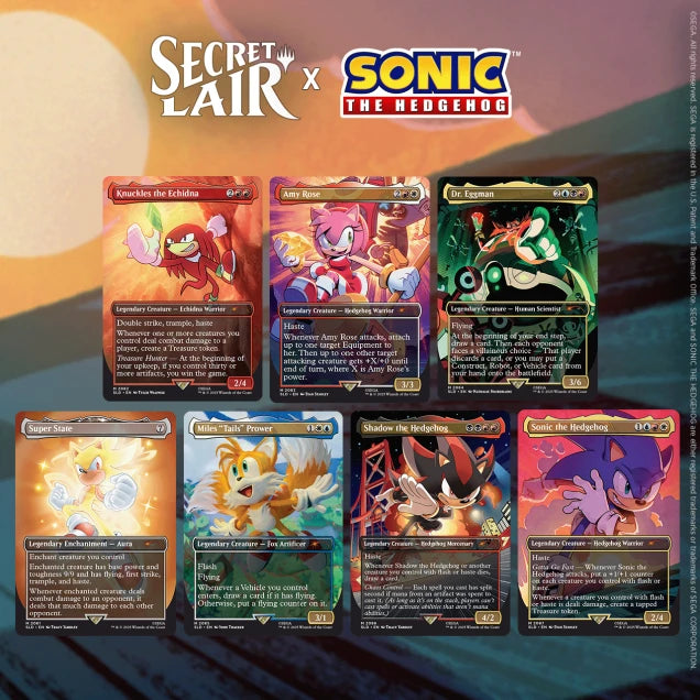 Magic the Gathering CCG: Secret Lair Sonic - Friends and Foes Regulare/Non-Foil