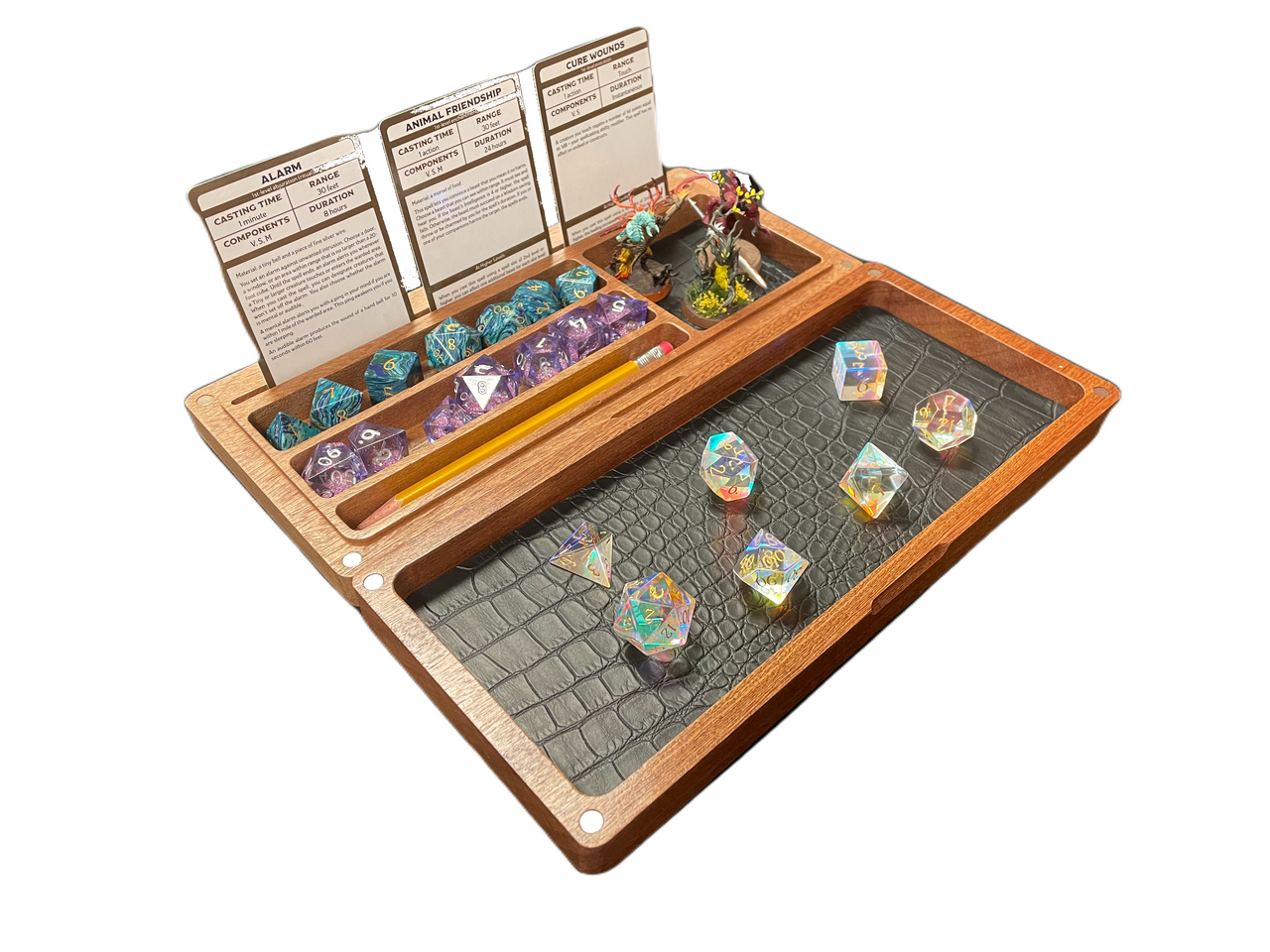 Old School Dice: Dragon's Vault - Brown