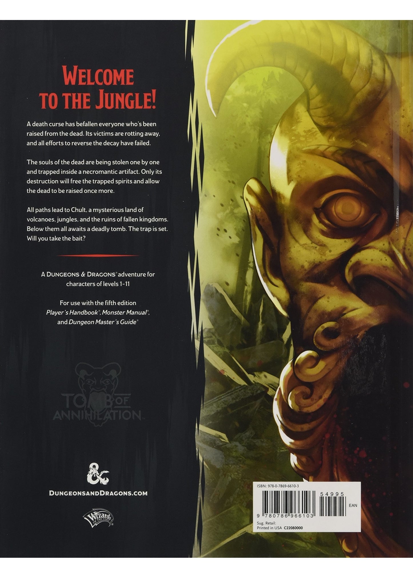 DUNGEONS AND DRAGONS 5E: TOMB OF ANNIHILATION