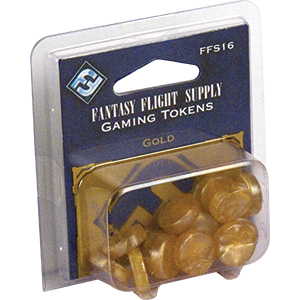 Fantasy Flight Supply: Gold Gaming Tokens