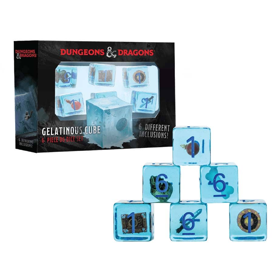 Fanroll: Dungeons and Dragons: Gelatinous Cube Dice 6ct