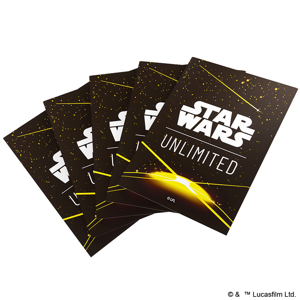 Star Wars: Unlimited Art Sleeve - Black Yellow