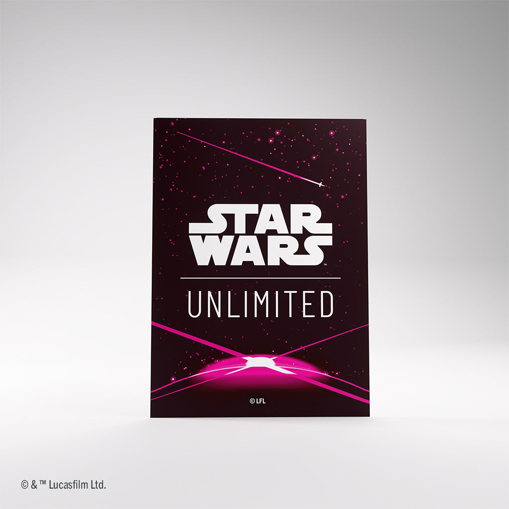 Star Wars: Unlimited Premium Art Sleeve Card Back Magenta