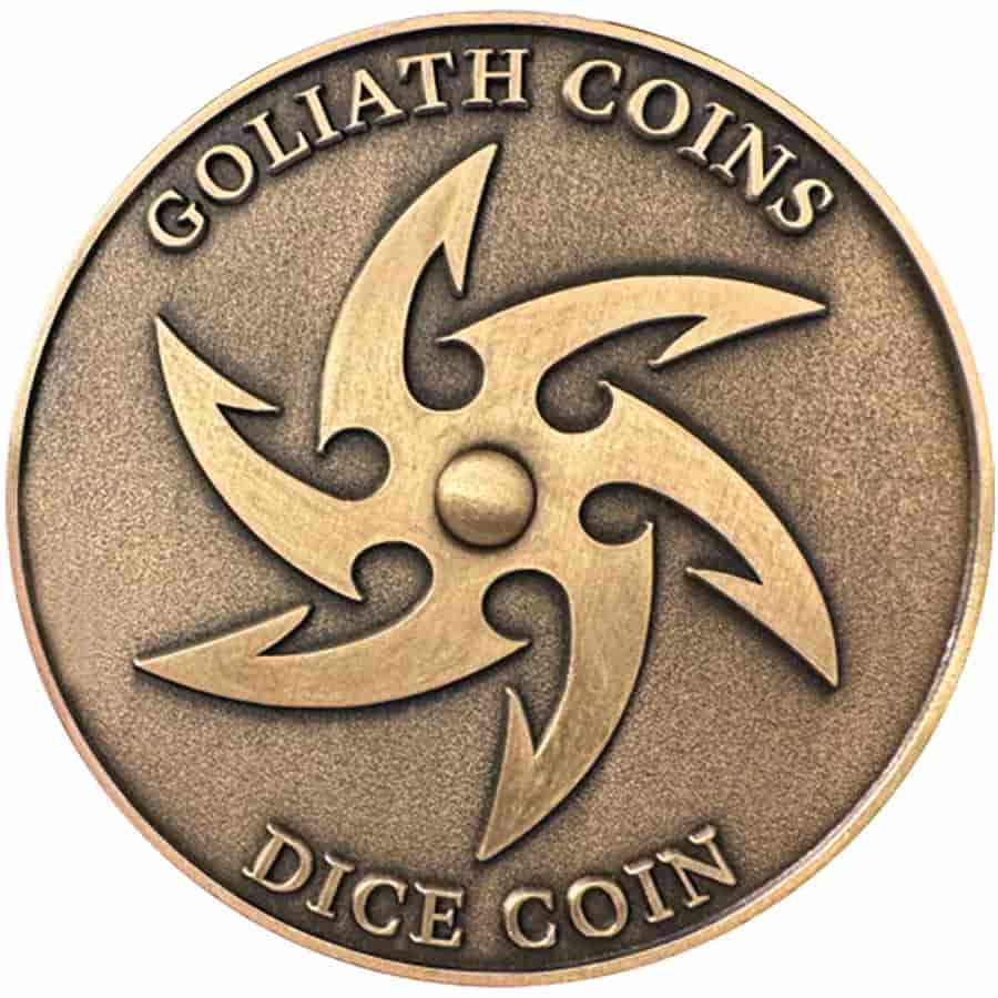Goliath Coins: Dice Coin d10: Battle Scene