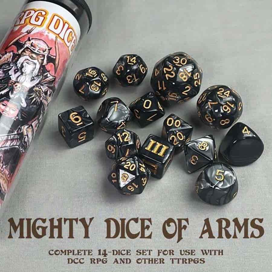 Dungeon Crawl Classics: DCC Dice: Mighty Dice of Arms
