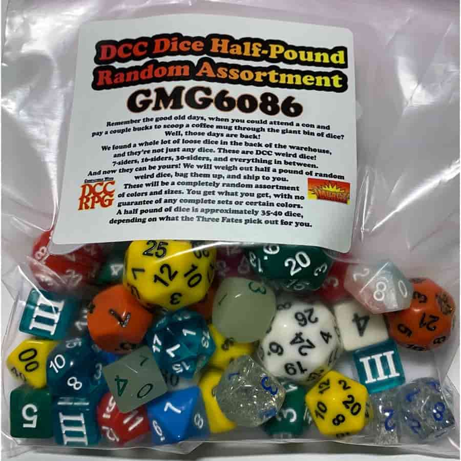 DUNGEON CRAWL CLASSICS RPG: HALF POUND OF DICE