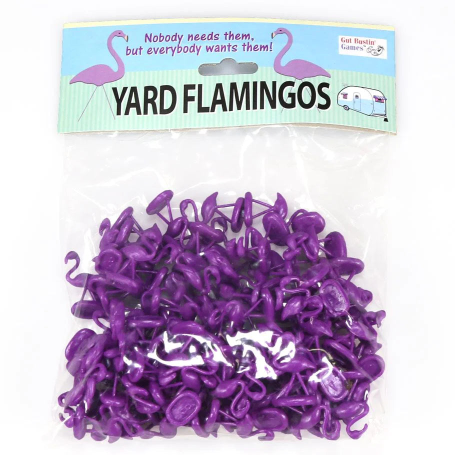 Trailer Park Wars: Purple Yard Flamingos