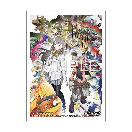 Digimon TCG: Official Sleeves (2026) Inori Misono & Aegiomon Card Sleeves
