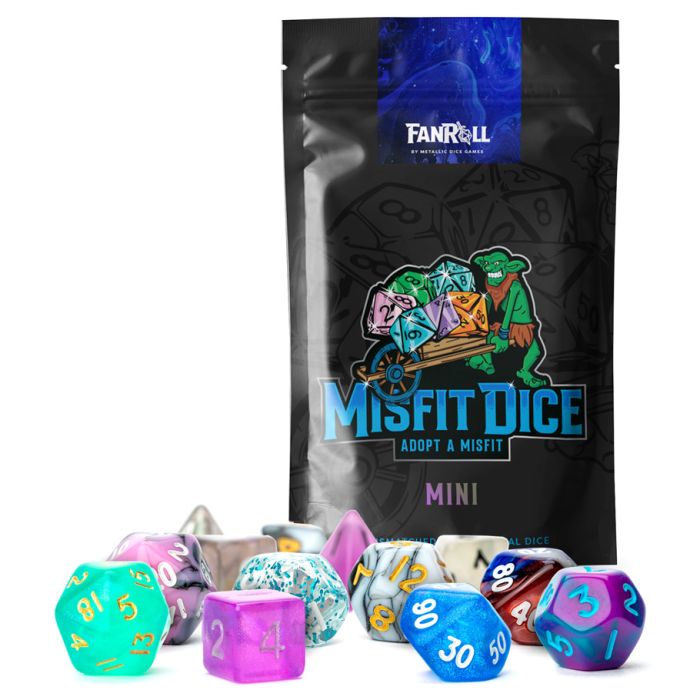 Mystery Misfit: Mini Polyhedral Dice Set