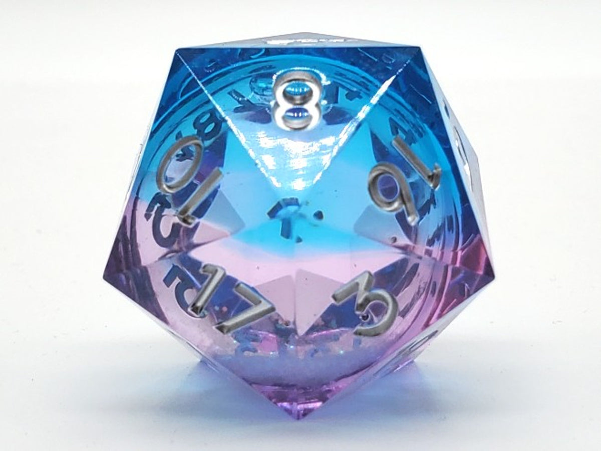 Old School Sharp Edged 35mm D20: Liquid Infused - Twilight Fury
