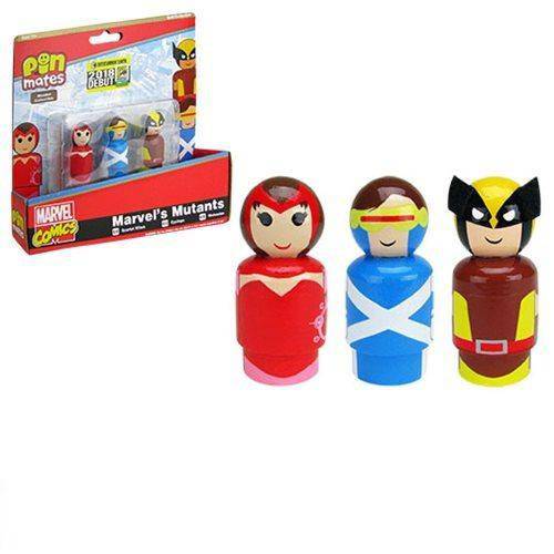 Marvel’s Mutants Pin Mates Wooden Collectibles Set of 3 – Convention Exclusive