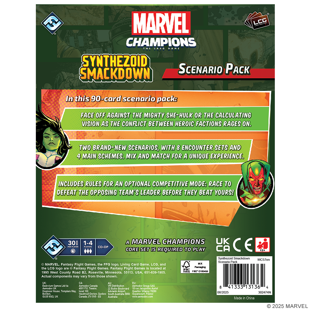 Marvel Champions: TCG - Synthezoid Smackdown Scenario Pack