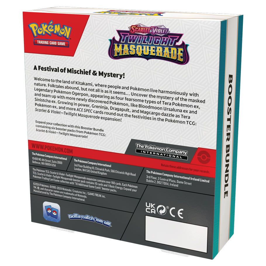 Pokemon TCG: Scarlet And Violet Twilight Masquerade Booster Bundle