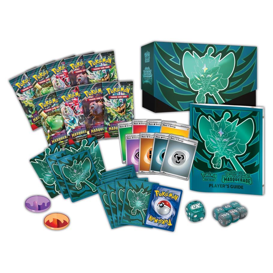 Pokemon TCG: Scarlet And Violet Twilight Masquerade Elite Trainer Box