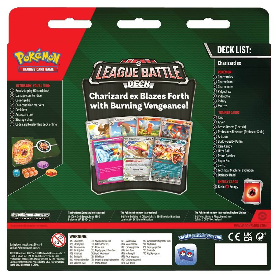Pokémon TCG: Charizard ex League Battle Deck