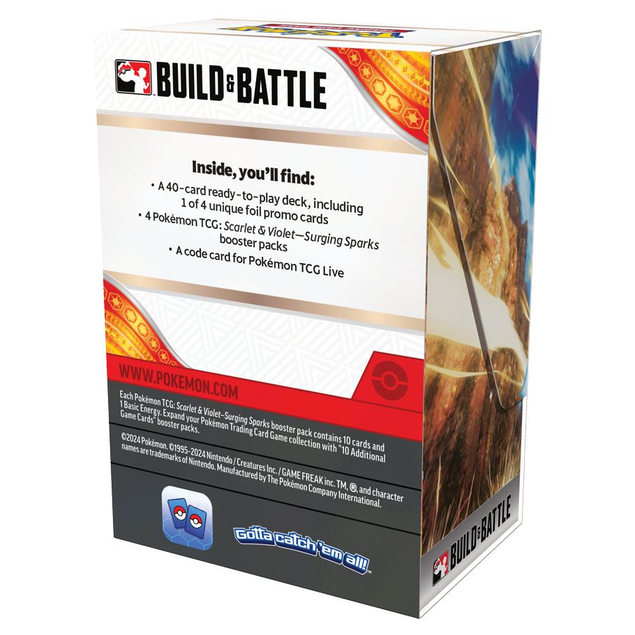 Pokémon TCG: Scarlet & Violet 8: Surging Sparks: Build & Battle