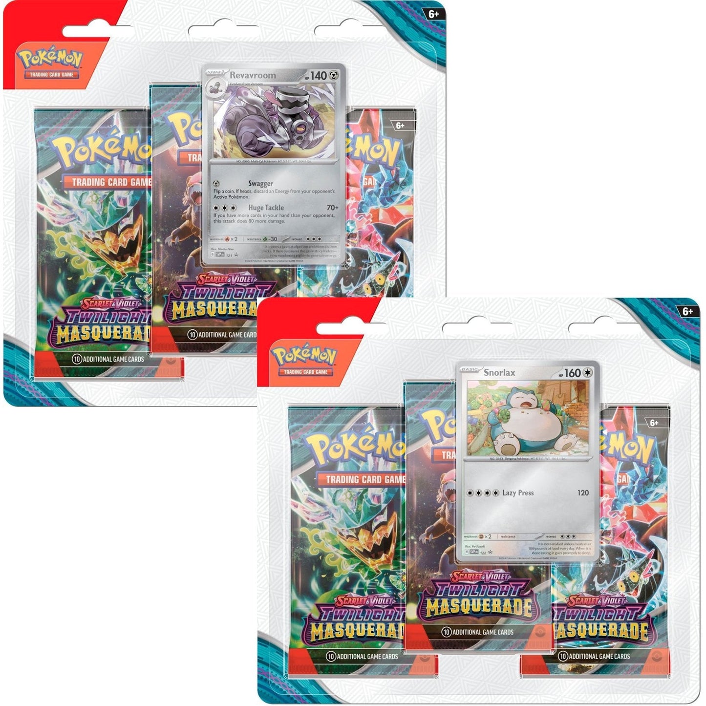 Pokemon TCG Scarlet And Violet Twilight Masquerade Three-Booster Blister