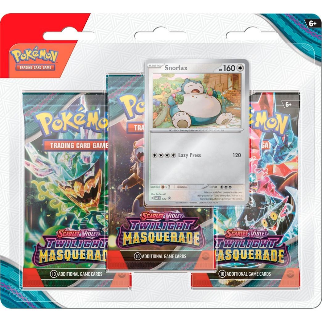 Pokemon TCG Scarlet And Violet Twilight Masquerade Three-Booster Blister