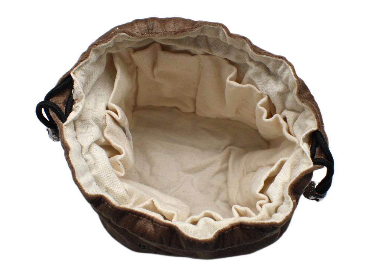 Old School Dice: Bag of Many Pouches Dice Bag - Tan