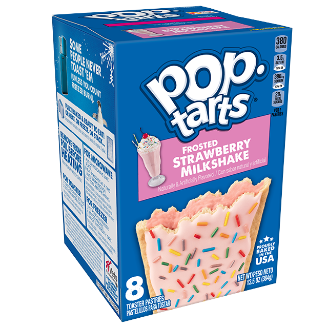 Pop Tarts: Frosted Strawberry Milkshake