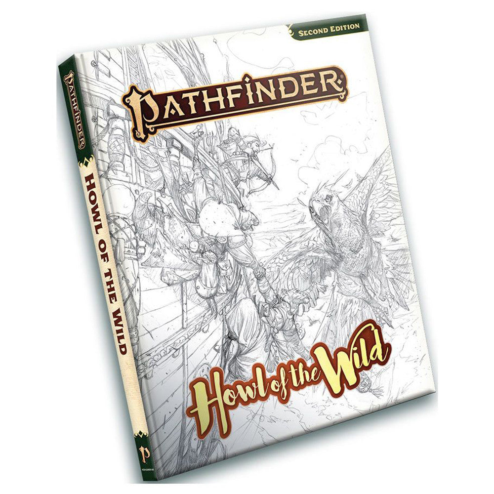 Pathfinder RPG (2E): Howl of the Wild Sketch Cover