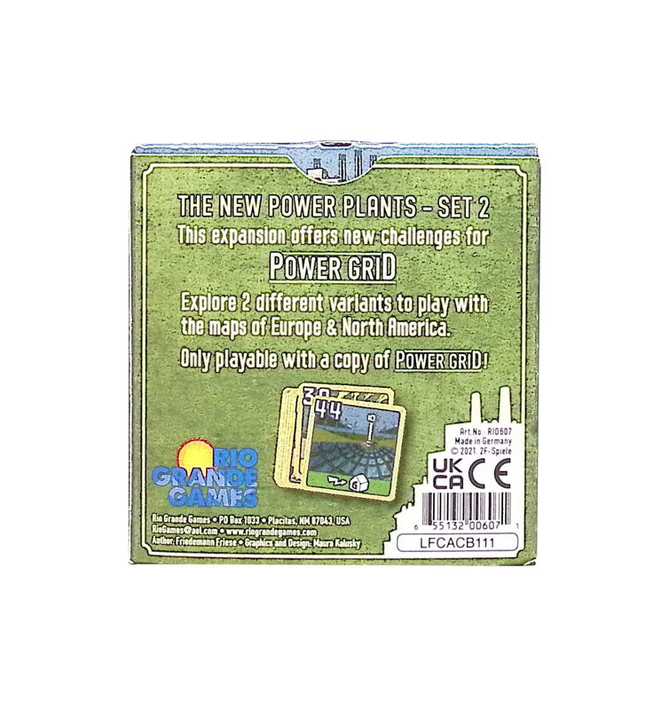 Power Grid Recharged: The New Power Plants Set 2