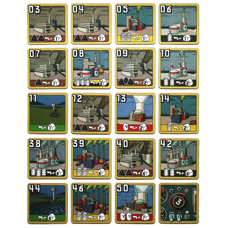 Power Grid Recharged: The New Power Plants Set 2