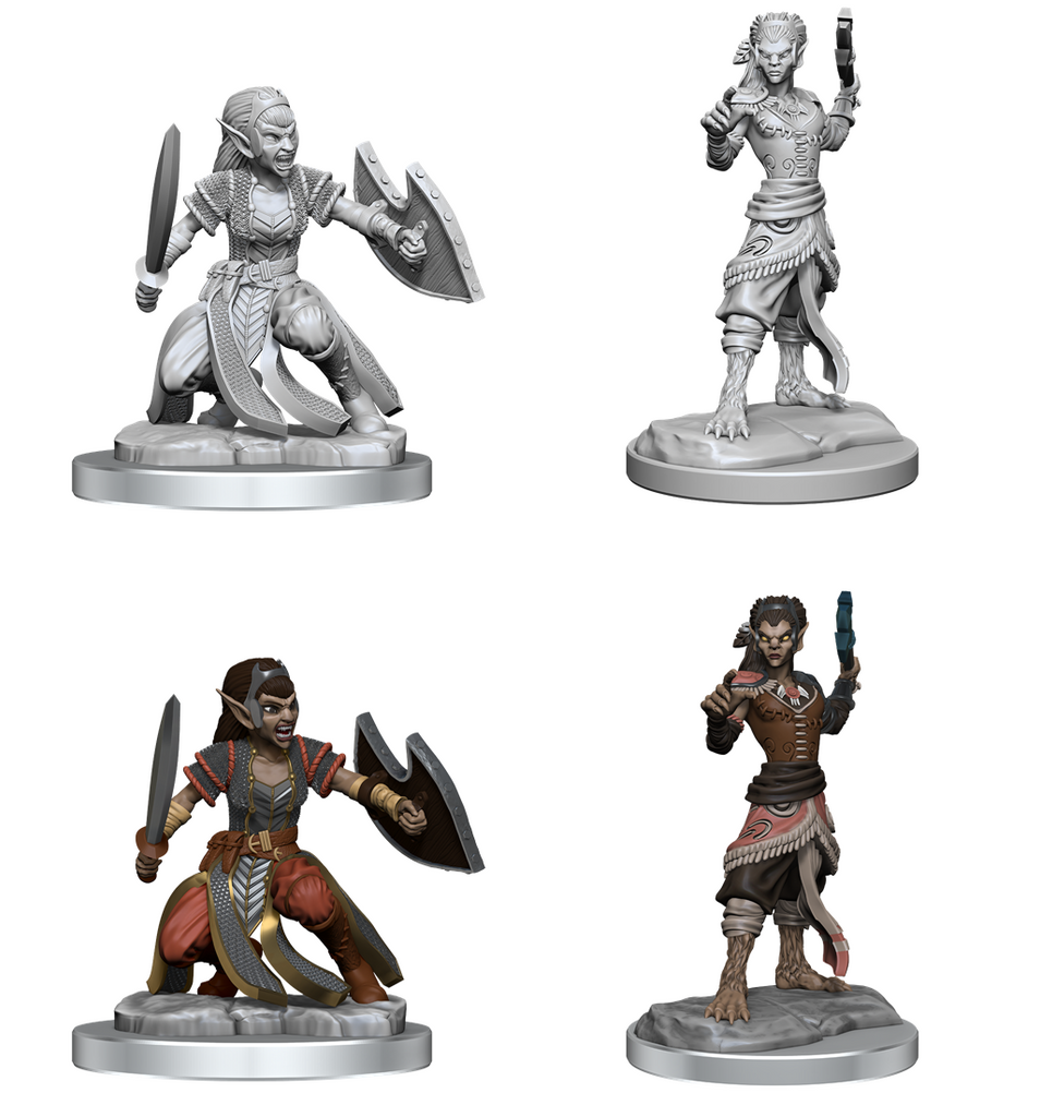 D&D: NMU - SHIFTER FIGHTER (UNPAINTED) MINIATURE